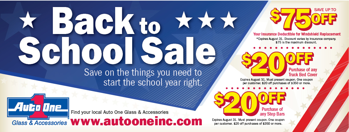 auto one back to school sale