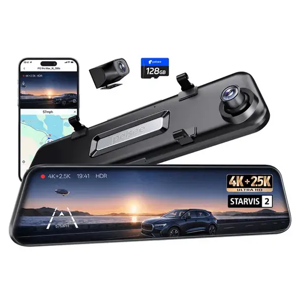 Pelsee Dash Cam Mirror