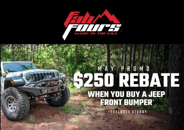 Fab Fours Jeep Bumper Rebate